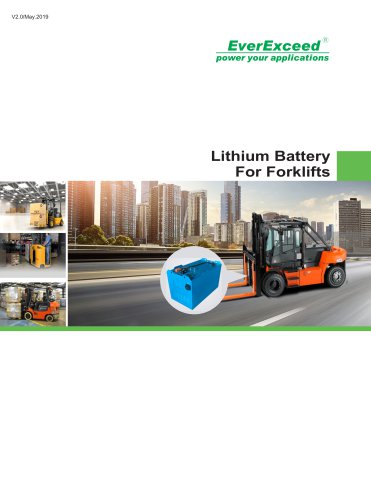 LEV series Forklift Battery