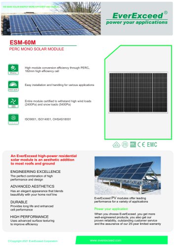 Solar panel ESM-60M