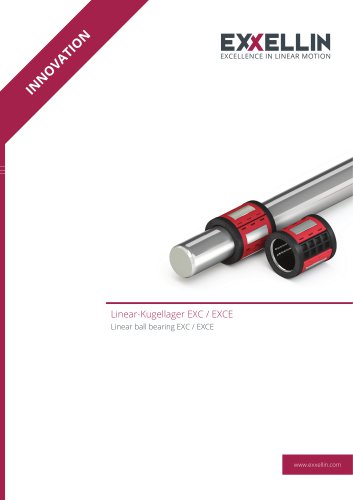 Linear ball bearing EXC / EXCE