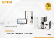 Analyseur Carbone / Soufre ELEMENTRAC CS-i / CS-d