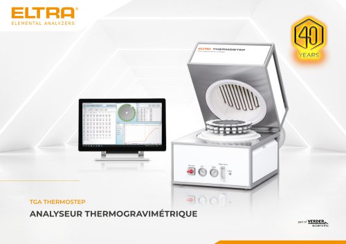 Analyseur Thermogravimétrique THERMOSTEP TGA