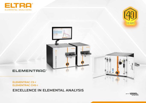 Carbon / Hydrogen / Sulfur Analyzers ELEMENTRAC C(H)S-r