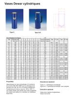 Vases Dewar cylindriques - 2