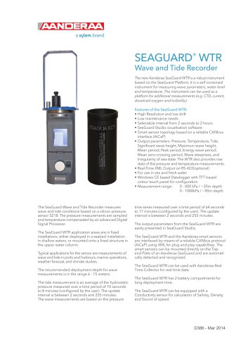 SEAGUARD&reg; Wave and Tide Recorder