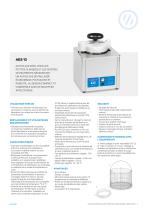 AUTOCLAVES CHARGE VERTICALE DE PAILLASSE SANS SECHAGE  Série AVS-N - 7