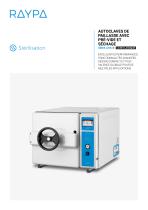 AUTOCLAVES HORIZONTAUX DE PAILLASSE AVEC PRÉVIDES ET SÉCHAGE - Série AHS-B - 1