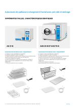 AUTOCLAVES HORIZONTAUX DE PAILLASSE AVEC PRÉVIDES ET SÉCHAGE - Série AHS-B - 6