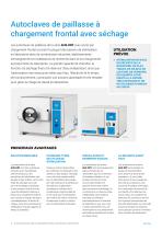 AUTOCLAVES HORIZONTAUX DE PAILLASSE AVEC SECHAGE -  Série AHS-DRY - 2