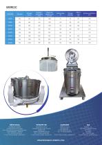 Essoreuse à axe vertical et déchargement par sac amovible de filtration KSA-4