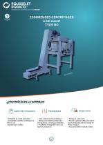 Essoreuse centrifuges à bol ouvert type BO