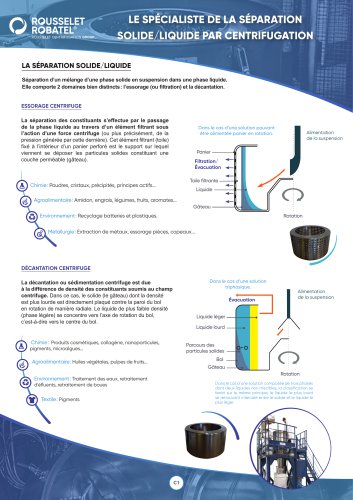 Le sp&eacute;cialiste de la s&eacute;paration solide/liquide par centrifugation