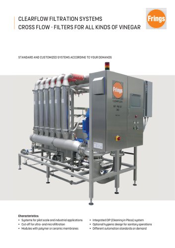 CLEARFLOW FILTRATION SYSTEMS