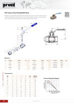 V201 Series 2-Piece Threaded Ball Valves