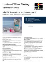 MD 100 Ammonium, poudres de réactif - 1