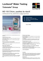 MD 100 Chlore, pastilles de réactif - 1