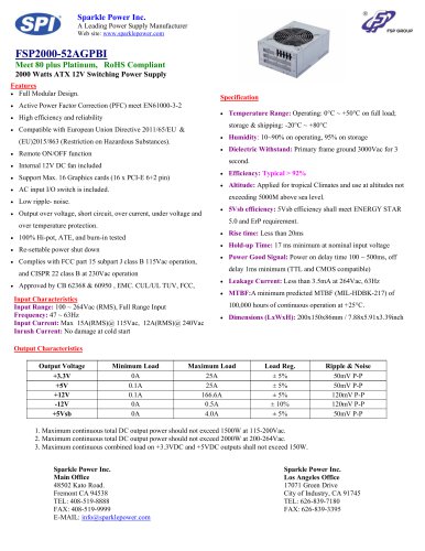 FSP2000-52AGPBI