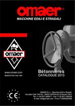 Bétonnières Omaer Catalogue 2013 - 1