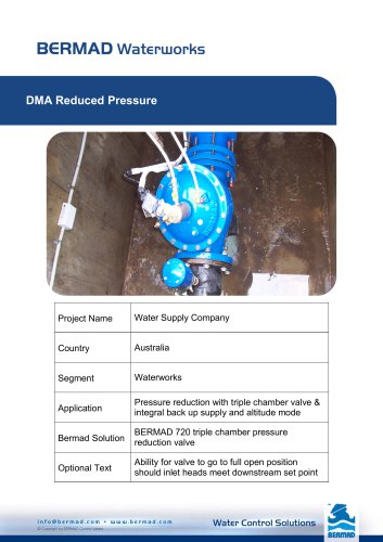 DMA Reduced Pressure