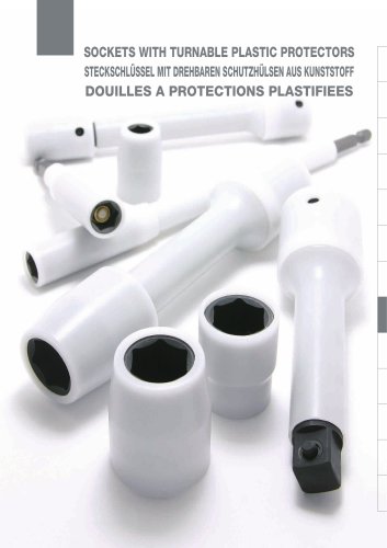 SOCKETS WITH TURNABLE PLASTIC PROTECTORS