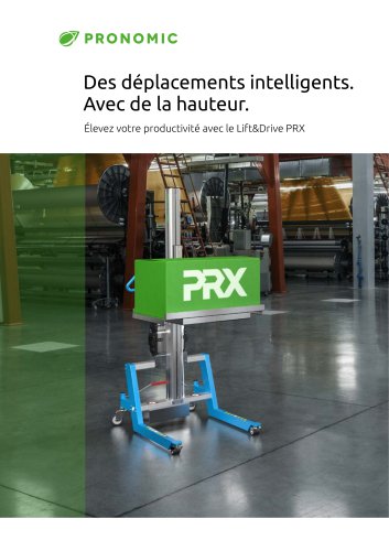 Launch Brochure Lift&Drive PRX range