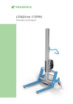 Technical Data Lift&Drive 175PRX - 1
