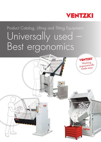 Product Catalog, Lifting and Tilting Equipment Universally used – Best ergonomics