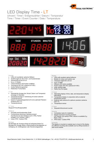 DISPLAY TIME/DATE/TIMER