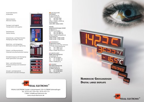 Numeric large display