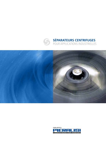 Séparateurs Centrifuges for applications industrielles