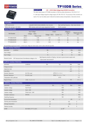 TP10DB series