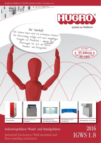 Industrial Enclosures / Wall-mounted and floor-standing enclosures