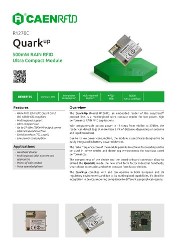 Quark Up Datasheet