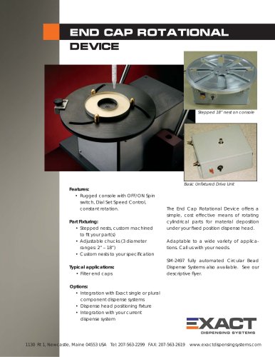 End Cap Rotational Device