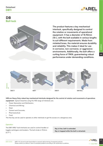 DB Data Sheet