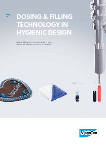DOSING & FILLING TECHNOLOGY IN HYGIENIC DESIGN