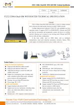 F3232 CDMA Dual-SIM WIFI ROUTER SPECIFICATION