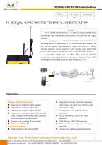 F8125 ZigBee+GPRS ROUTER SPECIFICATION