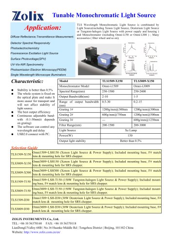 TLS-Tunable Monochromatic Light Source