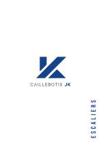 JK Technic - Brochure Escaliers