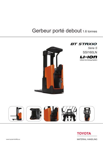 Gerbeur porté debout BT Staxio