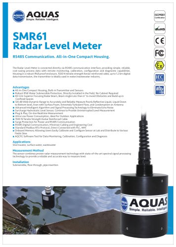 SMR61 Radar Level Meter