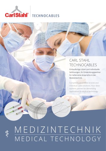 Catalogue medical technology: purified strands and ropes