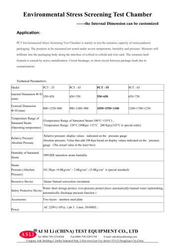 accelerated aging test equipment / pressure / for photovoltaic modules / for printed circuits PCT-55