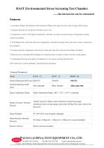 environmental stress screening test chamber / high-pressure / aging / temperature HAST-45