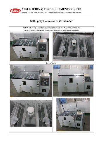 More about salt spray corrosion test chamber