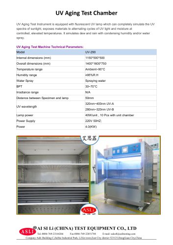 photostability test cabinet / solar simulation / stainless steel / UV  UV-Volume