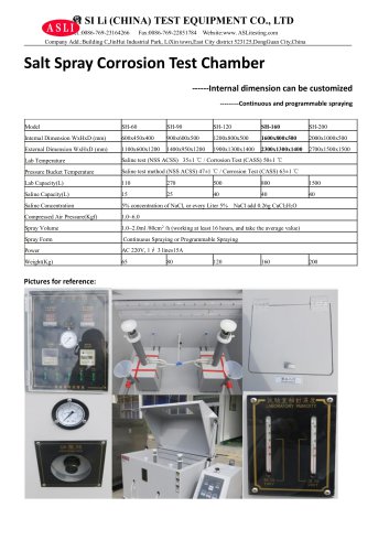 salt spray corrosion test chamber / aging / stress / for frost resistance tests SH-160