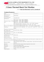 temperature test machine / shock / resistance / vehicle TS-150-B