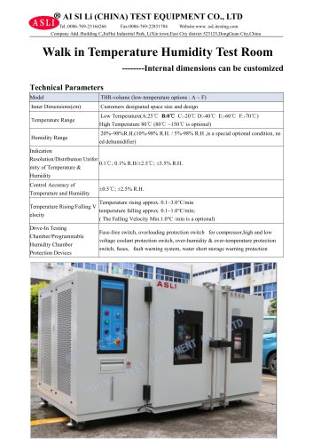 temperature test machine / stability / resistance / vehicle THR-4500-D