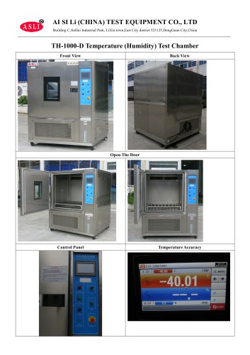 TH-1000-D Temperature (Humidity) Test Chamber